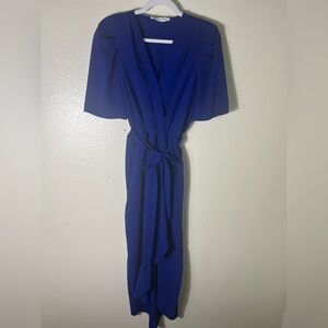 Amanda Uprichard Cobalt Blue maxi Dress size L